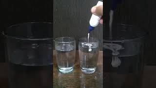 ✅ Fevicol vs normal and cool water|| simpal science experiment ||easy experiment #shorts #science