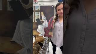 I CAN’T believe Zeb MISSED this $3 French Country art - thrifting for high end home decor