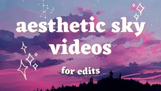 aesthetic sky videos for edit | no background music ☆