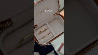 ⁠@linjer jewelry haul 🤍💫✨ #jewelry #linjer #jewelryhaul #unboxing #goldjewelry #aesthetic