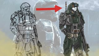 Halo ODST Cosplay Concept art-EP 1