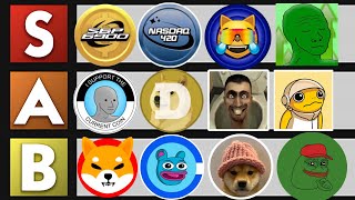 Crypto *TIER LIST* Ranking on meme coins for the bull run