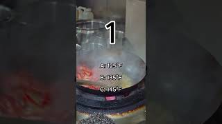 What temperature to TCS foods have to be before going into hot holding? #foodsafety #servsafe #cfpm