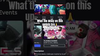 What the delay of this update #inkgames #squidgame #roblox