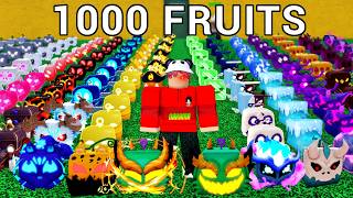 Buying 1000 Blox Fruits To Get Every Mythical Fruit