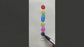 Colour ❤️💛💙💚💜 #satisfying #art #artist #shorts