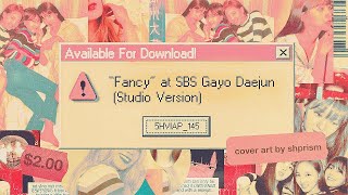 TWICE - Fancy (SBS Gayo Daejun Studio Version) [Rock Version]