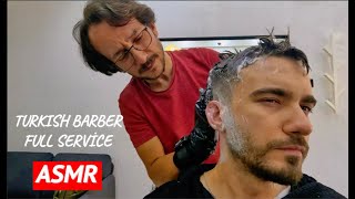 ASMR Turkish Barber's Signature Haircut & Massage Ritual