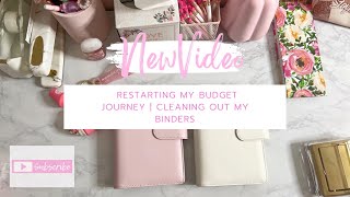 Restarting my budgeting journey | Cleaning out my binders | October 2022