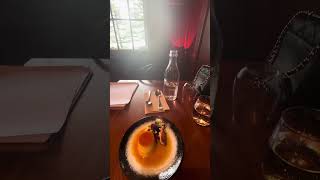 Found a cosy haven with amazing views and a delectable dessert