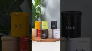 Viral spice jars #ytshorts #kitchenfinds #homehacks #kitchenorganization #indiankitchen #fyp #new