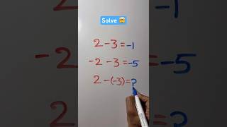 Subtracting Negative Numbers Made Easy! #subtraction #shorts
