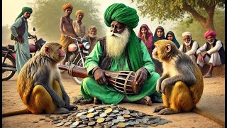 Bolne Wale bandar Bandariya ka Khel | Bandar ne Kya Raz Btaya? बंदर बंदरिया का खेल | inspirational