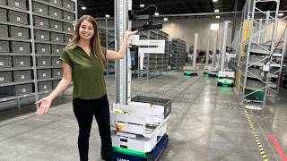 Das weltweit modernste Roboterlager (KI Lagerautomatisierung)