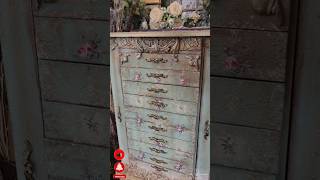 17th Century Inspired Furniture Makeover Made Easy with IOD Paint Inlays and Molds!