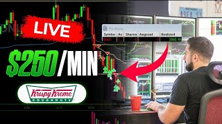 New 1 Minute Scalping Strategy Prints $250/Minute — Live Trading Proof (No Indicators) | Meme Stock