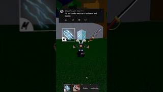 Insane combo ice 🤩🔥 #bloxfruits #roblox #combo #shorts #electric #claw #saber #ice #insane