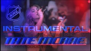 Tate McRae - NHL All-Star Performance - Melody - Instrumental