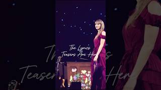The Lyrics Teasers Are Here