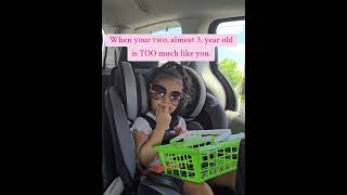 When Your Toddler’s Attitude Matches Yours #funny #momlife