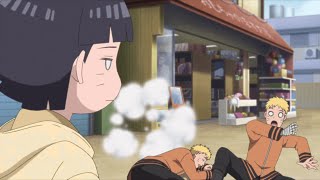 Himawari Makes Fun of Naruto's Shadow Clones