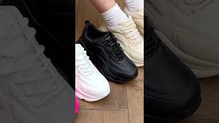 Easy to match with jeans, shorts, skirts, etc.  #fitnessshoes #luckystep #walkingshoes #spring