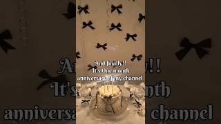 “1 month of edits, memories & love! 🎉❤️ #ChannelAnniversary”
