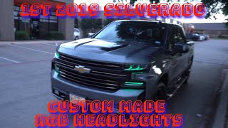 2019 SILVERADO RGB DLR AT AUDIOZONE  .PLUS AUDIOFOX GET HIS CAR BACK FINALLY !!!!