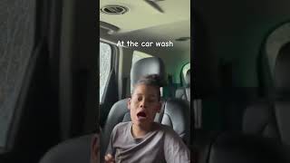 He’s on the spectrum #autistic #carwash #youtubeshorts #autism #fyp