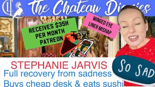 Chateau Diaries | Stephanie Jarvis | Givenchy shopping spree | Workaway | Hoarder furniture?