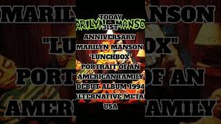 #marilynmanson #alternativemetal #debut #90s #portraitofanamericanfamily #lunchbox #KNET17🤘🏻😈