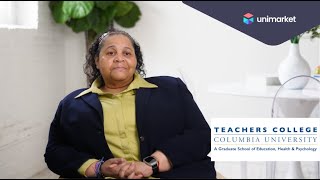 Unimarket customer testimonial - Patricia Walker, Teachers College, Columbia University