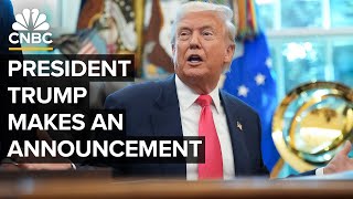 President Trump makes an announcement — 8/22/2025