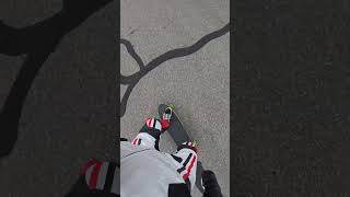 In suit - misty morning warm up #downhillskateboarding #mobilitytraining #mistymorning