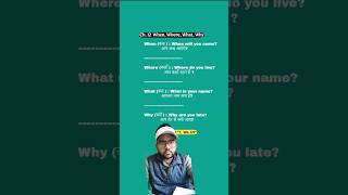 Ch. 12: When where what why #learnenglishthroughhindi #shorts