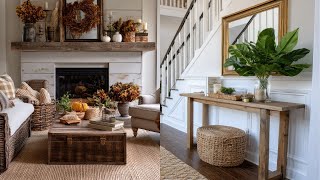 Rustic Farmhouse Fall Home Tour 2025 | Cozy & Elegant Decorating Ideas