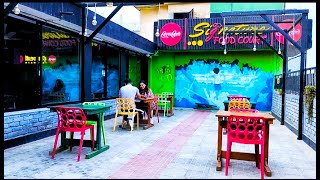 Cool & colorful food court at Mirpur I Signature food court review I Crunch for you I Rooftop food