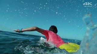 Extreme surfing 4K video