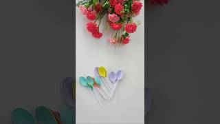 Plastic Spoons Craft Ideas#diy#craft#ytshorts#shorts#plasticspooncraft#treanding