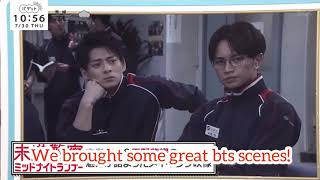 King & Prince Hirano Sho and Sexy Zone Nakajima Kento bts for drama