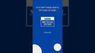 Tata Nifty India Digital ETF #tatamutualfund #digitalart #mutualfundsahihai