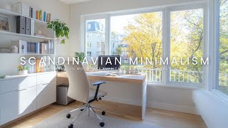 Scandinavian Minimalism: A Tranquil Workspace American Home Decor Inspiration
