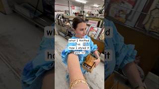 follow along for more thrifted vs styled! ❤️ #thrifting #homedecorideas #thrifthaul #thriftedhome