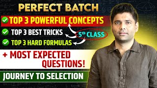 Top 3 Concepts, Tricks & Formulas | Top Most Expected Questions by Fastest Methods | Abhinay Sharma