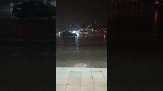 raining in saudi arbia riyadh #rain #nightrain #forestrain #insomnia #stressrelief