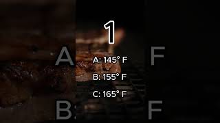 What is the minimum internal cooking temperature for ground meat?#foodsafety #servsafe#cfpm