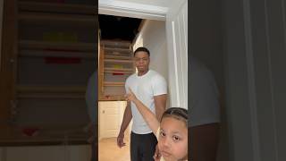 Son tells mom and dad he hears something in the attic then this happens #shorts