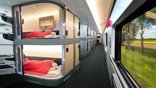 ３Days Across Europe on the World’s First Capsule Sleeper Train! | Netherlands 🇳🇱→Germany 🇩🇪→Italy 🇮🇹
