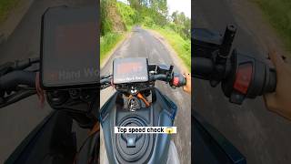 Duke 390 gen3 1st gear top speed 😨