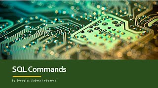 SQL Commands - Doxabits Learning